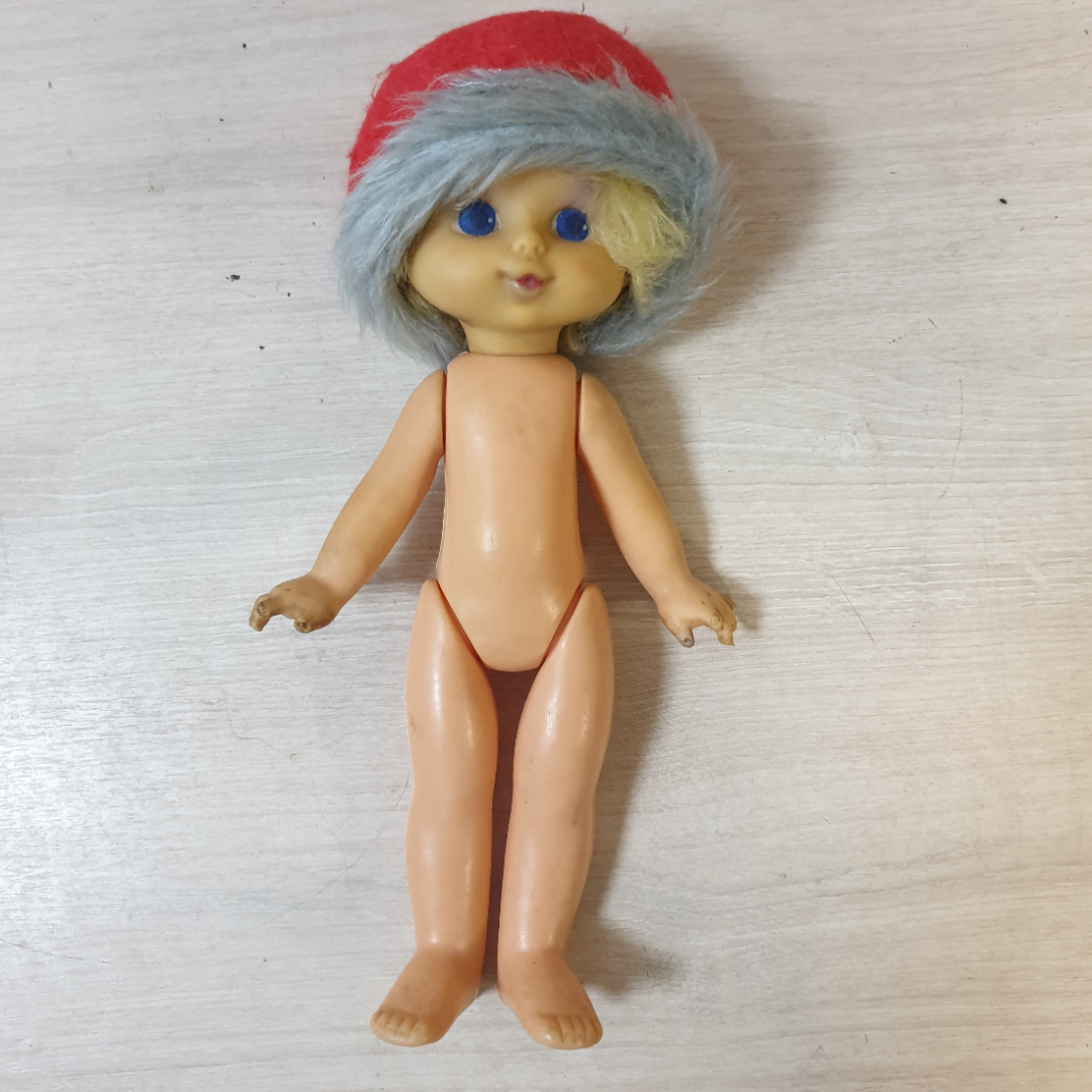 Детская кукла, пластик, СССР. Картинка 1